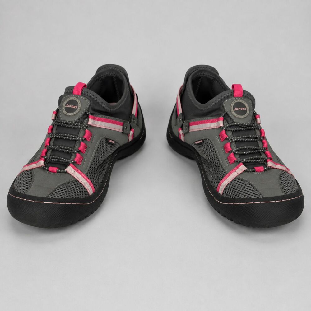 JSport by Jambu Ariel Women’s 6.5M Gray Pink Water Ready Hiking Shoes